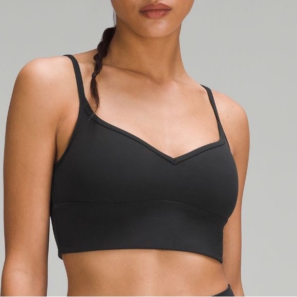lululemon Align Sweetheart Bra Light (black) - Picture 3 of 4